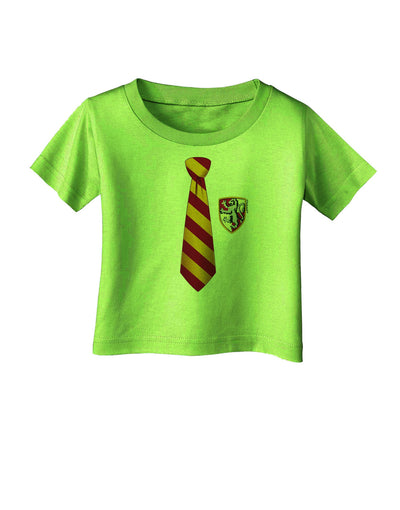 Wizard Tie Red and Yellow Infant T-Shirt-Infant T-Shirt-TooLoud-Lime-Green-06-Months-Davson Sales