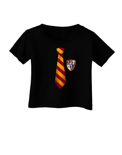 Wizard Tie Red and Yellow Infant T-Shirt Dark-Infant T-Shirt-TooLoud-Black-06-Months-Davson Sales