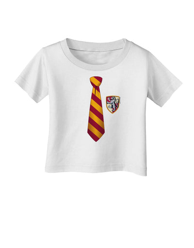 Wizard Tie Red and Yellow Infant T-Shirt-Infant T-Shirt-TooLoud-White-06-Months-Davson Sales