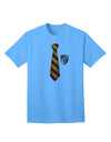 Wizard Tie Red and Yellow - Premium Adult T-Shirt for Enthusiasts-Mens T-shirts-TooLoud-Aquatic-Blue-Small-Davson Sales