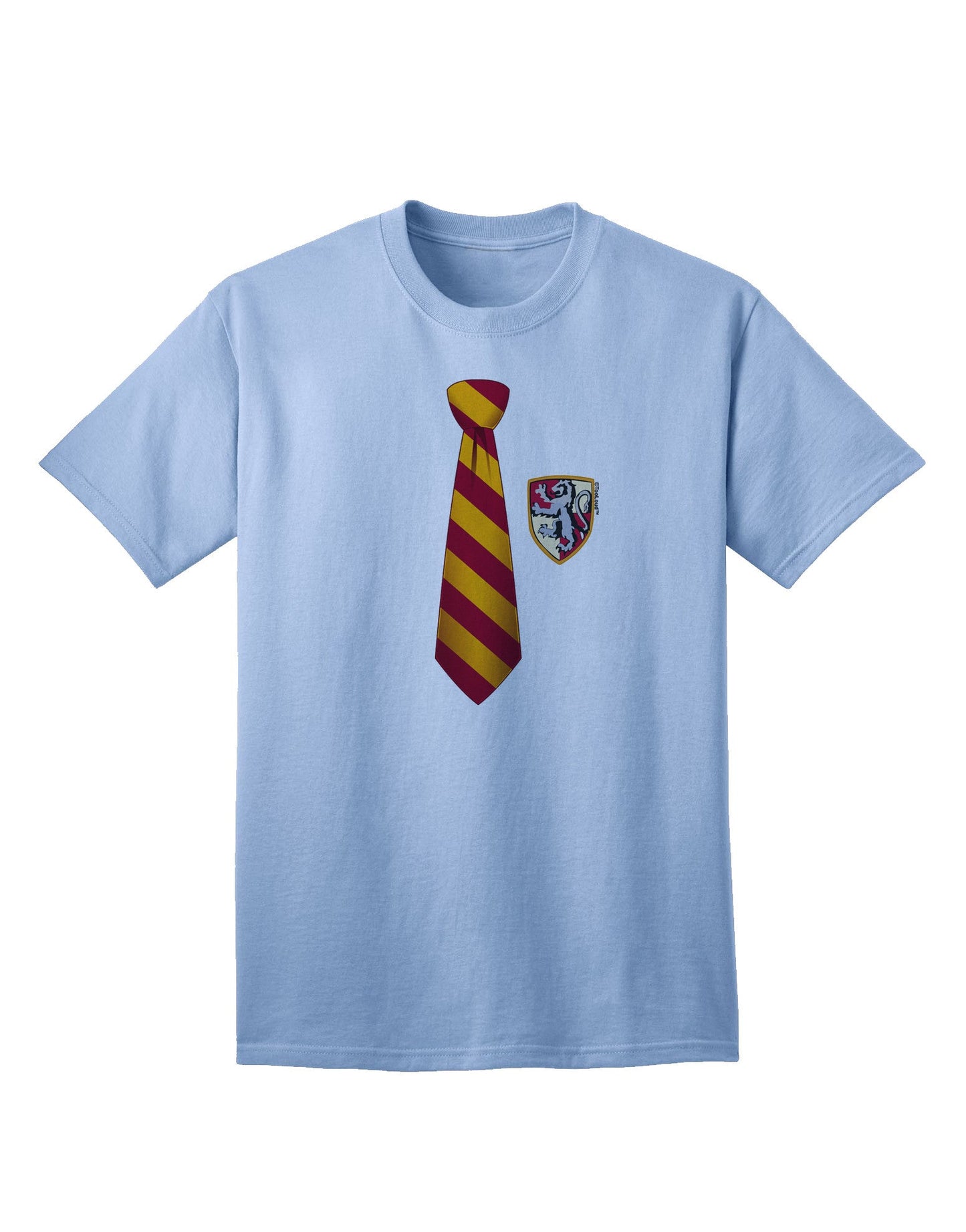 Wizard Tie Red and Yellow - Premium Adult T-Shirt for Enthusiasts-Mens T-shirts-TooLoud-Light-Blue-Small-Davson Sales