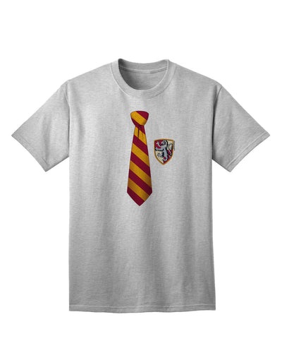 Wizard Tie Red and Yellow - Premium Adult T-Shirt for Enthusiasts-Mens T-shirts-TooLoud-AshGray-Small-Davson Sales