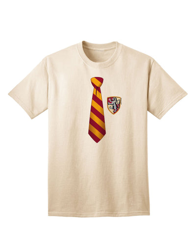 Wizard Tie Red and Yellow - Premium Adult T-Shirt for Enthusiasts-Mens T-shirts-TooLoud-Natural-Small-Davson Sales