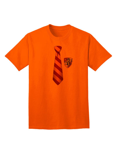 Wizard Tie Red and Yellow - Premium Adult T-Shirt for Enthusiasts-Mens T-shirts-TooLoud-Orange-Small-Davson Sales