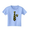 Wizard Tie Yellow and Black Toddler T-Shirt-Toddler T-Shirt-TooLoud-Aquatic-Blue-2T-Davson Sales