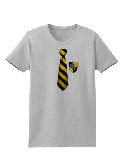 Wizard Tie Yellow and Black Womens T-Shirt-Womens T-Shirt-TooLoud-AshGray-X-Small-Davson Sales