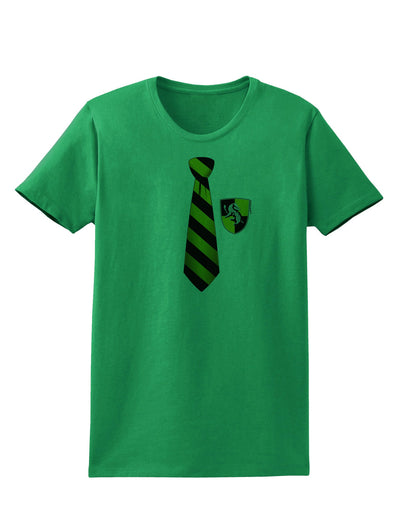 Wizard Tie Yellow and Black Womens T-Shirt-Womens T-Shirt-TooLoud-Kelly-Green-X-Small-Davson Sales