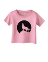 Wolf Howling at the Moon - Design #1 Infant T-Shirt by TooLoud-Infant T-Shirt-TooLoud-Candy-Pink-06-Months-Davson Sales