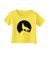 Wolf Howling at the Moon - Design #1 Infant T-Shirt by TooLoud-Infant T-Shirt-TooLoud-Yellow-06-Months-Davson Sales