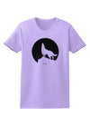 Wolf Howling at the Moon - Design #1 Womens T-Shirt by TooLoud-Womens T-Shirt-TooLoud-Lavender-X-Small-Davson Sales