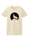 Wolf Howling at the Moon - Design #1 Womens T-Shirt by TooLoud-Womens T-Shirt-TooLoud-Natural-X-Small-Davson Sales