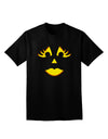 Woman Jack O Lantern Pumpkin Face Adult Dark V-Neck T-Shirt-Mens V-Neck T-Shirt-TooLoud-Black-Small-Davson Sales