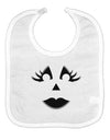 Woman Jack O Lantern Pumpkin Face Baby Bib