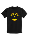 Woman Jack O Lantern Pumpkin Face Childrens Dark T-Shirt-Childrens T-Shirt-TooLoud-Black-X-Small-Davson Sales