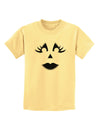 Woman Jack O Lantern Pumpkin Face Childrens T-Shirt-Childrens T-Shirt-TooLoud-Daffodil-Yellow-X-Small-Davson Sales