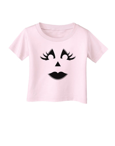 Woman Jack O Lantern Pumpkin Face Infant T-Shirt-Infant T-Shirt-TooLoud-Light-Pink-06-Months-Davson Sales