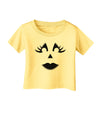 Woman Jack O Lantern Pumpkin Face Infant T-Shirt-Infant T-Shirt-TooLoud-Daffodil-Yellow-06-Months-Davson Sales