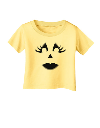 Woman Jack O Lantern Pumpkin Face Infant T-Shirt-Infant T-Shirt-TooLoud-Daffodil-Yellow-06-Months-Davson Sales