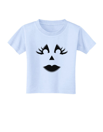 Woman Jack O Lantern Pumpkin Face Toddler T-Shirt-Toddler T-Shirt-TooLoud-Light-Blue-2T-Davson Sales