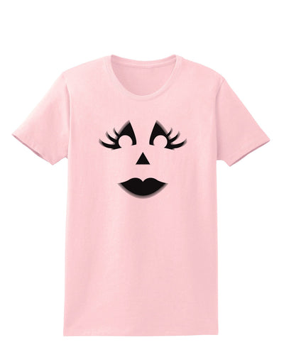 Woman Jack O Lantern Pumpkin Face Womens T-Shirt-Womens T-Shirt-TooLoud-PalePink-X-Small-Davson Sales