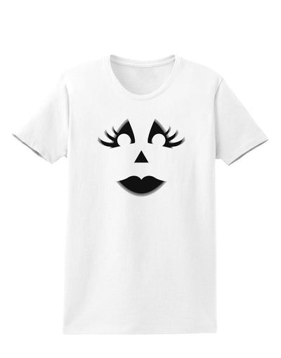Woman Jack O Lantern Pumpkin Face Womens T-Shirt-Womens T-Shirt-TooLoud-White-X-Small-Davson Sales