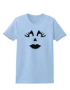 Woman Jack O Lantern Pumpkin Face Womens T-Shirt-Womens T-Shirt-TooLoud-Light-Blue-X-Small-Davson Sales