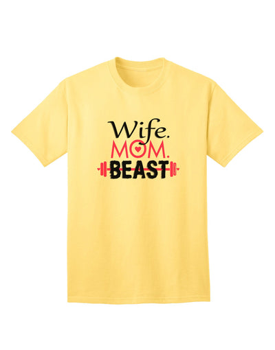 Women's Motherhood Empowered Adult T-Shirt-Mens T-shirts-TooLoud-Yellow-Small-Davson Sales