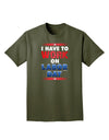 Work On Labor Day Adult Dark T-Shirt-Mens T-Shirt-TooLoud-Military-Green-Small-Davson Sales