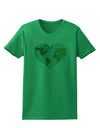World Globe Heart Womens T-Shirt-Womens T-Shirt-TooLoud-Kelly-Green-X-Small-Davson Sales