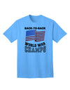 World War Champions Adult T-Shirt - Commemorating Historical Triumphs-Mens T-shirts-TooLoud-Aquatic-Blue-Small-Davson Sales