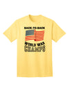 World War Champions Adult T-Shirt - Commemorating Historical Triumphs-Mens T-shirts-TooLoud-Yellow-Small-Davson Sales