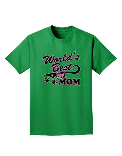 World's Best Cat Mom Adult Dark T-Shirt by TooLoud-Mens T-Shirt-TooLoud-Kelly-Green-Small-Davson Sales