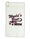 World's Best Cat Mom Micro Terry Gromet Golf Towel 16 x 25 inch by TooLoud-Golf Towel-TooLoud-White-Davson Sales