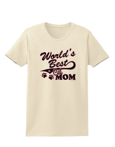 World's Best Cat Mom Womens T-Shirt by TooLoud-Womens T-Shirt-TooLoud-Natural-X-Small-Davson Sales