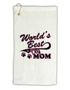 World's Best Dog Mom Micro Terry Gromet Golf Towel 16 x 25 inch by TooLoud-Golf Towel-TooLoud-White-Davson Sales