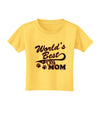 World's Best Dog Mom Toddler T-Shirt by TooLoud-Toddler T-Shirt-TooLoud-Yellow-2T-Davson Sales