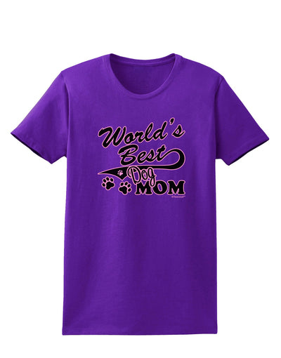 World's Best Dog Mom Womens Dark T-Shirt by TooLoud-Womens T-Shirt-TooLoud-Purple-X-Small-Davson Sales