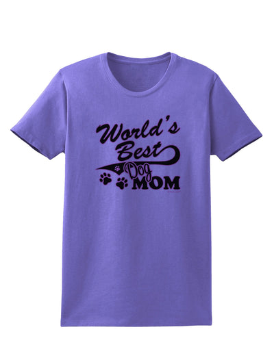 World's Best Dog Mom Womens T-Shirt by TooLoud-Womens T-Shirt-TooLoud-Violet-X-Small-Davson Sales