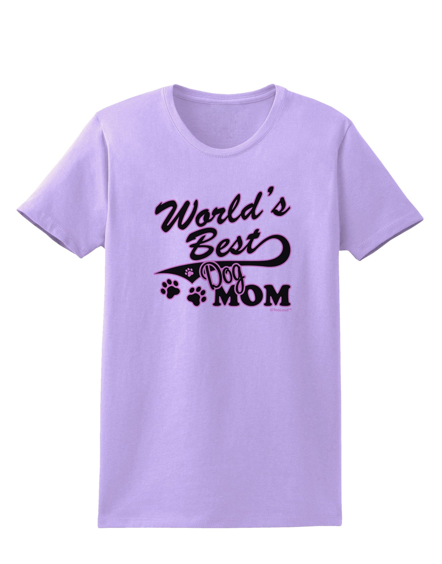 World's Best Dog Mom Womens T-Shirt by TooLoud-Womens T-Shirt-TooLoud-Lavender-X-Small-Davson Sales