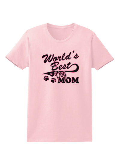 World's Best Dog Mom Womens T-Shirt by TooLoud-Womens T-Shirt-TooLoud-PalePink-X-Small-Davson Sales