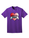 World's Best Mom - Heart Banner Design Adult Dark T-Shirt by TooLoud-Mens T-Shirt-TooLoud-Purple-Small-Davson Sales