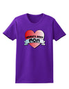 World's Best Mom - Heart Banner Design Womens Dark T-Shirt by TooLoud-Womens T-Shirt-TooLoud-Purple-X-Small-Davson Sales