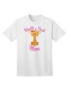 World's Best Mom - Number One Trophy Adult T-Shirt-unisex t-shirt-TooLoud-White-Small-Davson Sales