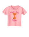 World's Best Mom - Number One Trophy Toddler T-Shirt by TooLoud-Toddler T-Shirt-TooLoud-Candy-Pink-2T-Davson Sales