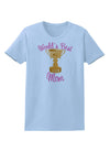 World's Best Mom - Number One Trophy Womens T-Shirt-Womens T-Shirt-TooLoud-Light-Blue-X-Small-Davson Sales