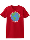 World's Greateest Aunt Womens Dark T-Shirt-TooLoud-Red-X-Small-Davson Sales