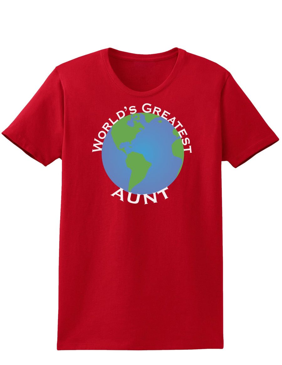 World's Greateest Aunt Womens Dark T-Shirt-TooLoud-Black-X-Small-Davson Sales