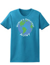 World's Greateest Aunt Womens Dark T-Shirt-TooLoud-Turquoise-X-Small-Davson Sales