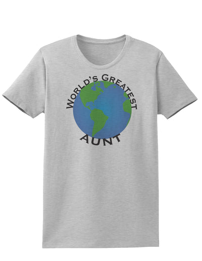 World's Greateest Aunt Womens T-Shirt-Womens T-Shirt-TooLoud-AshGray-X-Small-Davson Sales