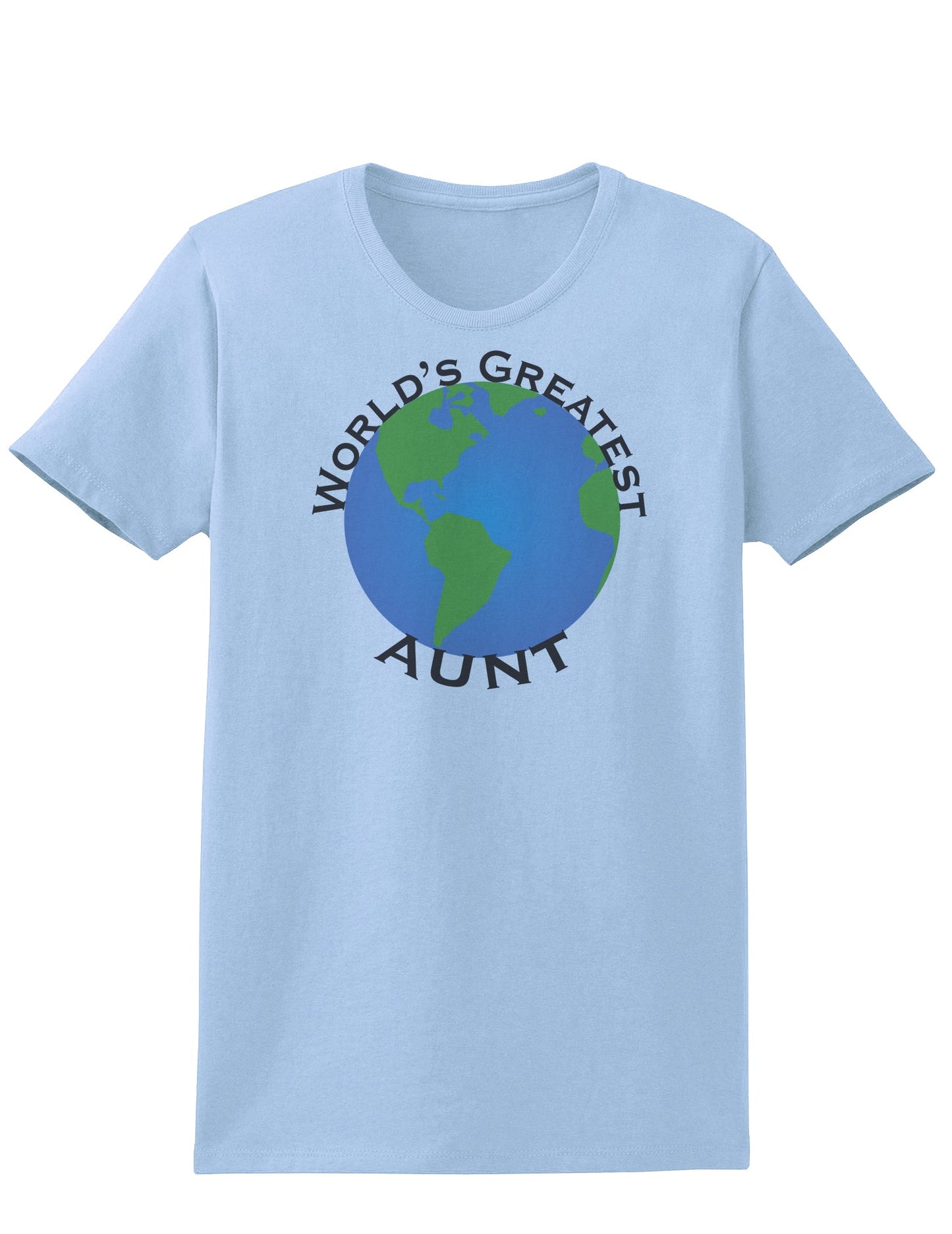 World's Greateest Aunt Womens T-Shirt-Womens T-Shirt-TooLoud-Light-Blue-X-Small-Davson Sales
